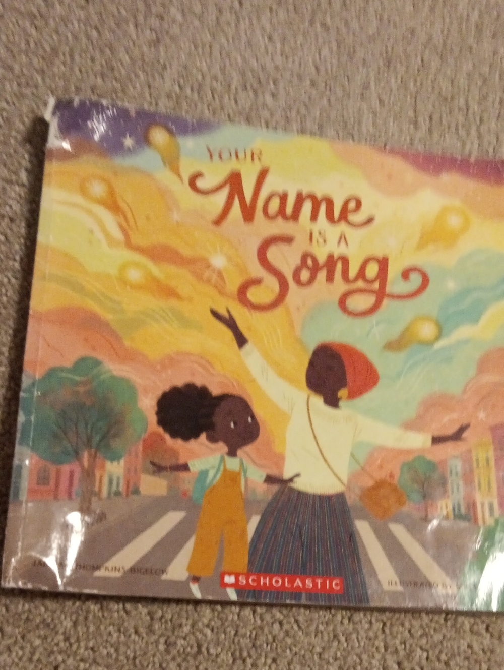 Scholastic "Your Name Is a Song" Colorful Wall Art Print - Multicolor